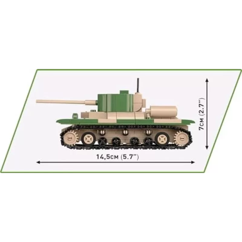Baukasten COBI Renault R35 Valentine IX Panzer I 595 Teile