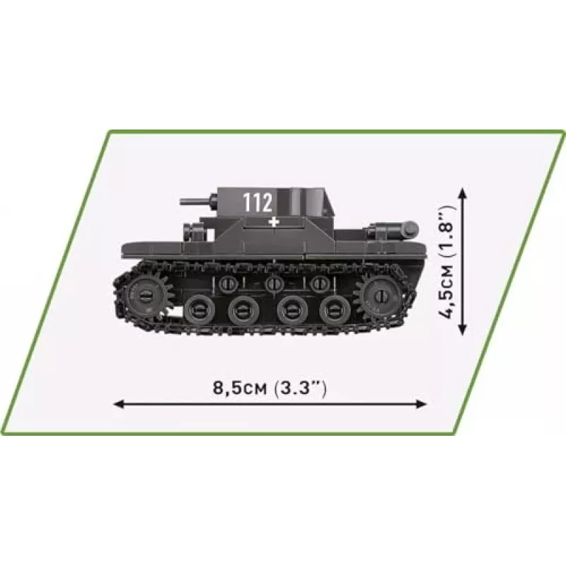 Baukasten COBI Renault R35 Valentine IX Panzer I 595 Teile