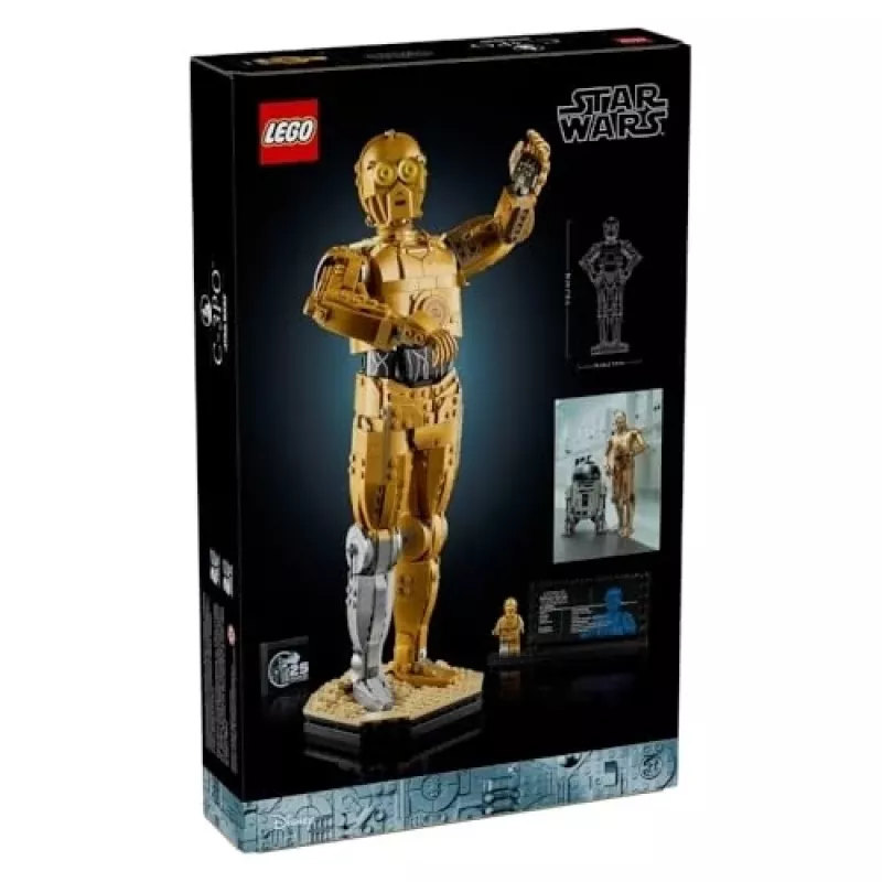 LEGO baubare Figur Star Wars C-3PO Modell 75398 — 1.138 Teile, 380 mm Display-Sammlerstück