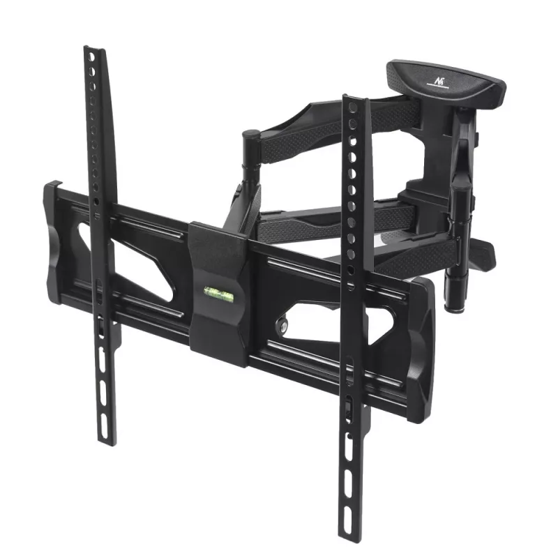 Wand-TV-Halterung MACLEAN MC-781 für Bildschirme von 66–177,8 cm (26–70 Zoll), neigbar -12–2°, VESA 100x100–400x400, max. Belastbarkeit 45 kg, schwarz