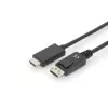 Adapterkabel DisplayPort 1.2 mit Verriegelung 4K 60Hz UHD Typ DP/HDMI A M/M schwarz 2 m
