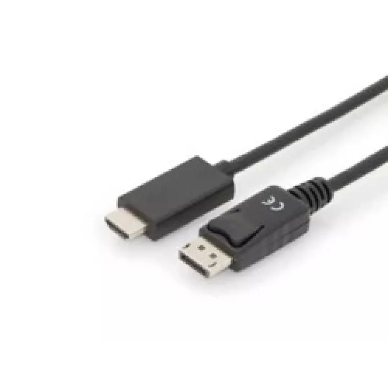 Adapterkabel DisplayPort 1.2 mit Verriegelung 4K 60Hz UHD Typ DP/HDMI A M/M schwarz 2 m