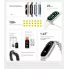 Xiaomi Smart Band 9 Armband Activity Tracker 4.11 cm (1.62) Arktisblau