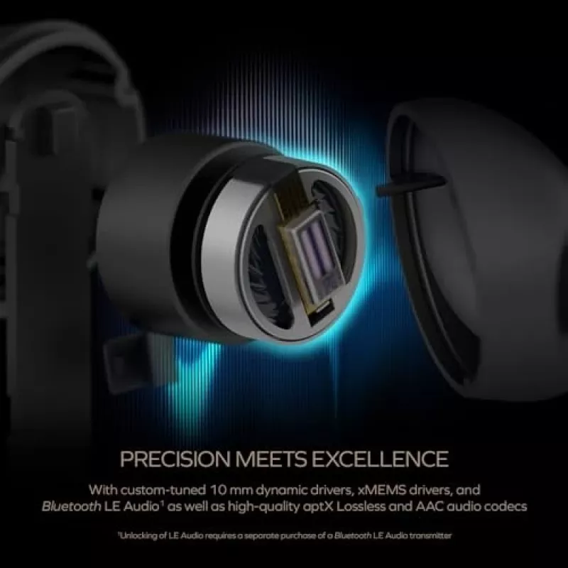 Creative 51EF1160AA000 Aurvana Ace 2 In-Ear Bluetooth-Kopfhörer Schwarz