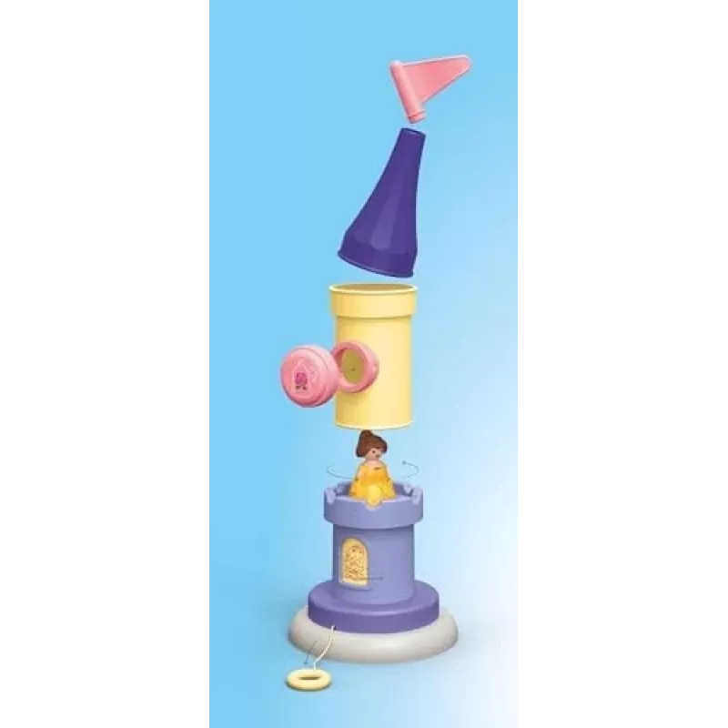 PLAYMOBIL JUNIOR & Disney: Belles Spielturm mit Sound | Spielset für Kleinkinder 1-3
