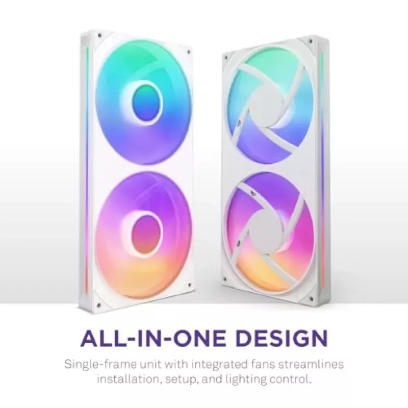 Lüfter NZXT RF-U28HF-W1 140mm 2000 U/min 98.61 CFM Weiß