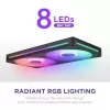 NZXT F280 RGB Core 140mm ARGB PWM 2er-Pack Schwarz