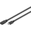 Goobay 45393 USB-Kabel Schwarz