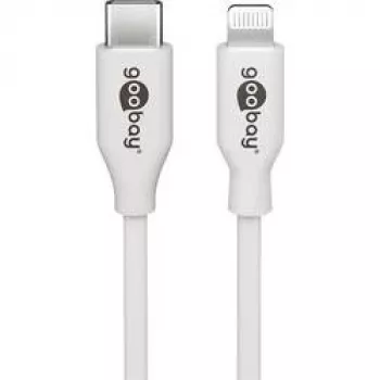 Goobay 39446 USB-Kabel USB 2.0 USB-C-Stecker Apple Lightning-Stecker 1m