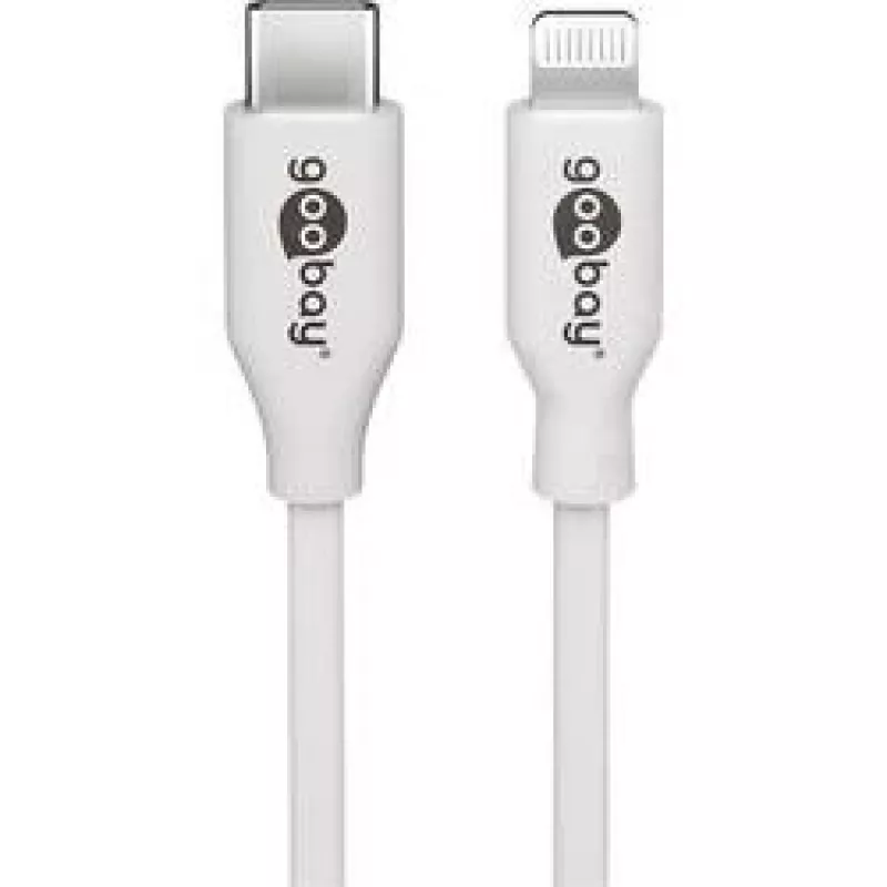 Goobay 39446 USB-Kabel USB 2.0 USB-C-Stecker Apple Lightning-Stecker 1m