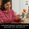 LEGO Icons Chrysanthemen-Blumen-Bauset Kreatives Modellbauset für Erwachsene zum Bauen einer künstlichen Pflanze Geschenk für Frauen Männer Sie oder Ihn Zuhause Büro Dekoration