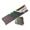 DDR5 32GB (2x16GB) 6000MT/s Gaming RAM PATRIOT KLEVV CRAS V mit Kühlkörper, CL30, 1,35 V, XMP 3.0, RGB