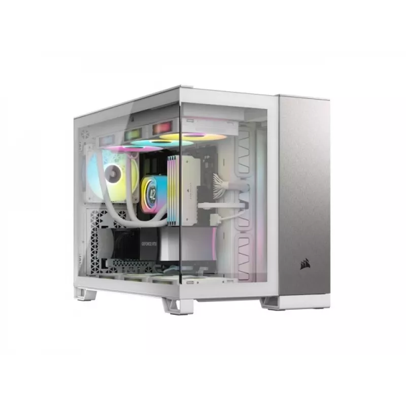 PC-Gehäuse Corsair CC-9011289-WW Midi-Tower Grau, Weiß