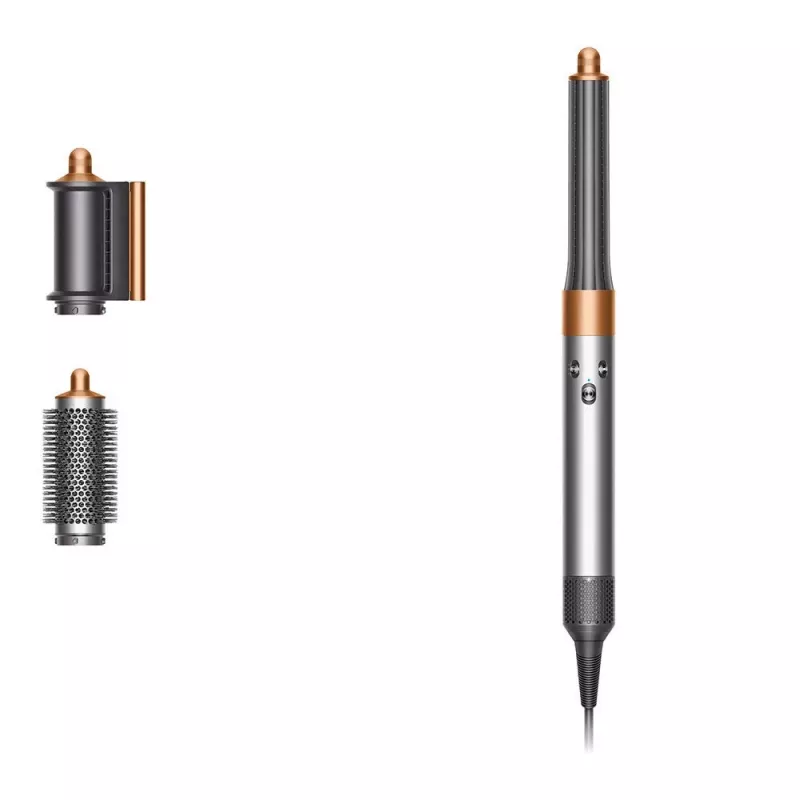 Multistyler Dyson Airwrap Origin Warm Copper Nickel — Multistyler, 1300 W, 3 Hitze-/Geschwindigkeitsstufen, 360°-Basis, 2,675 m Kabel