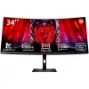 Xiaomi | G34WQi | 34 | WQHD | 21:9 | 180 Hz | 1 ms | 3440 x 1440 Pixel | 350 cd/m² | HDMI-Anschlüsse 2 | Schwarz | Garantie 24 Monat(e)