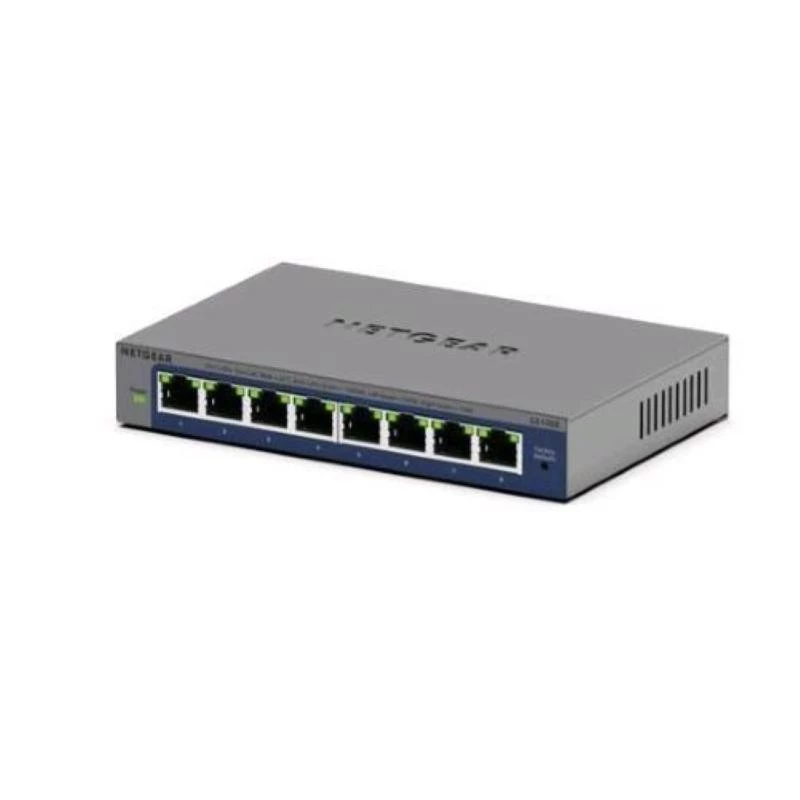 NETGEAR GS108Ev4 Unmanaged L2/L3 Gigabit Ethernet (10/100/1000) Grau