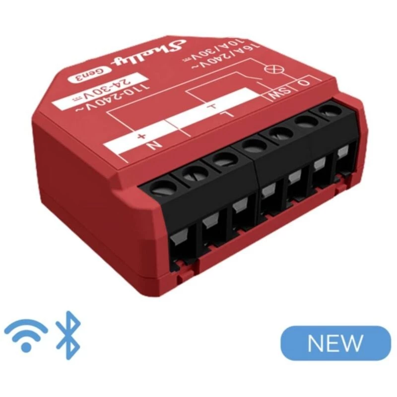 1PM Gen3 Variateur Bluetooth, Wi-Fi - Shelly