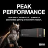 Seagate FireCuda ZP1000GM3A073 internes Solid-State-Laufwerk 1 TB M.2 PCI Express 4.0 NVMe 3D TLC