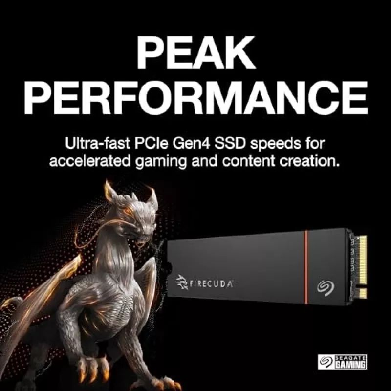 Seagate FireCuda ZP1000GM3A073 internes Solid-State-Laufwerk 1 TB M.2 PCI Express 4.0 NVMe 3D TLC