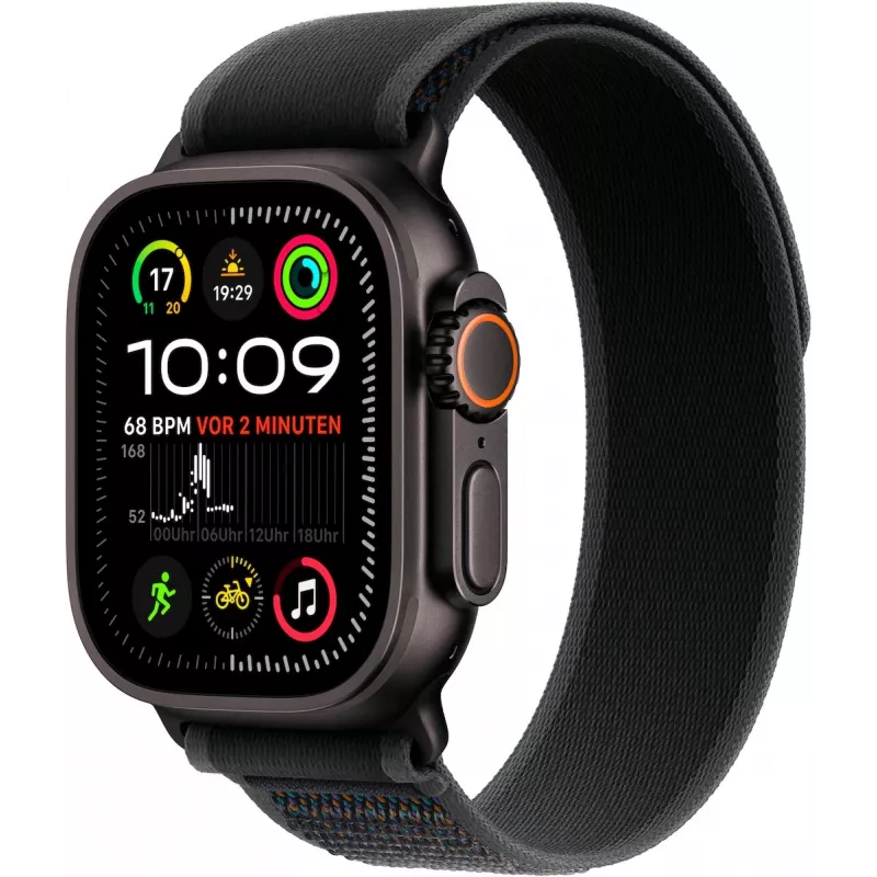 Apple Watch Ultra 2 GPS + Cellular 49mm Schwarz Titanium Case with Schwarz