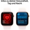 APPLE Watch Series 10 GPS 42 mm Roségold-Aluminiumgehäuse mit hellrosa Sportarmband - S/M