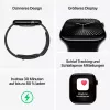 APPLE Watch Series 10 GPS 46 mm Silbernes Aluminiumgehäuse mit Blue Cloud Sport Loop