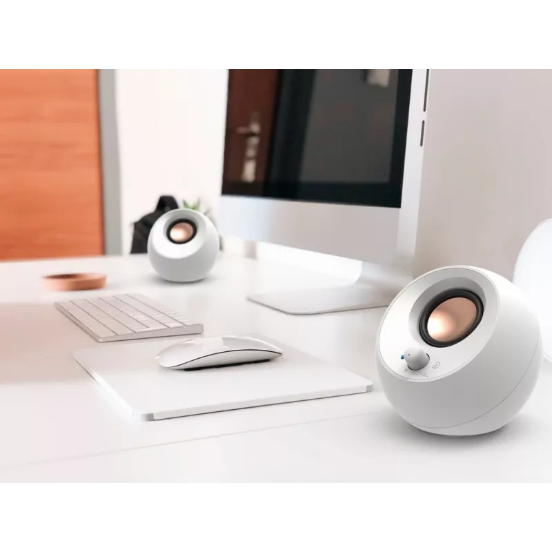 Creative Labs Pebble V3 Weiß Kabelgebunden & Kabellos 10 W