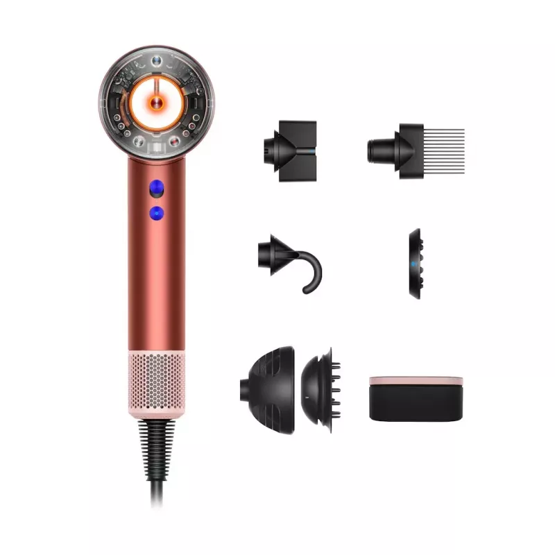 Dyson Supersonic Haartrockner Nural Erdbeerbraun, 1600W, 3 Geschwindigkeitsstufen