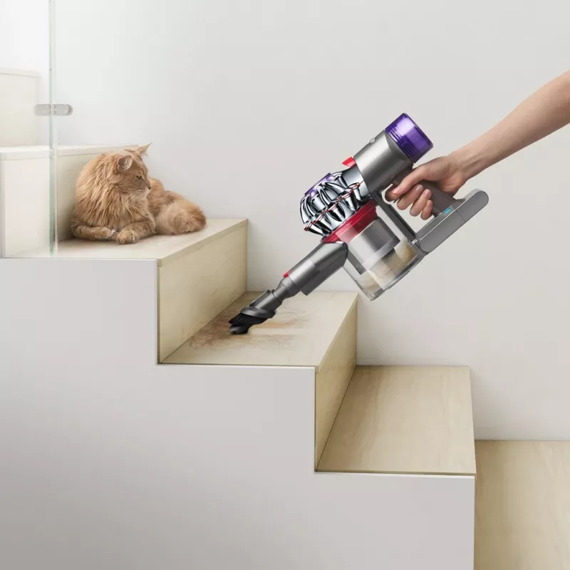 Dyson V8 Advanced 2-in-1 Akku-Staubsauger, beutellos, Nickel, Silber