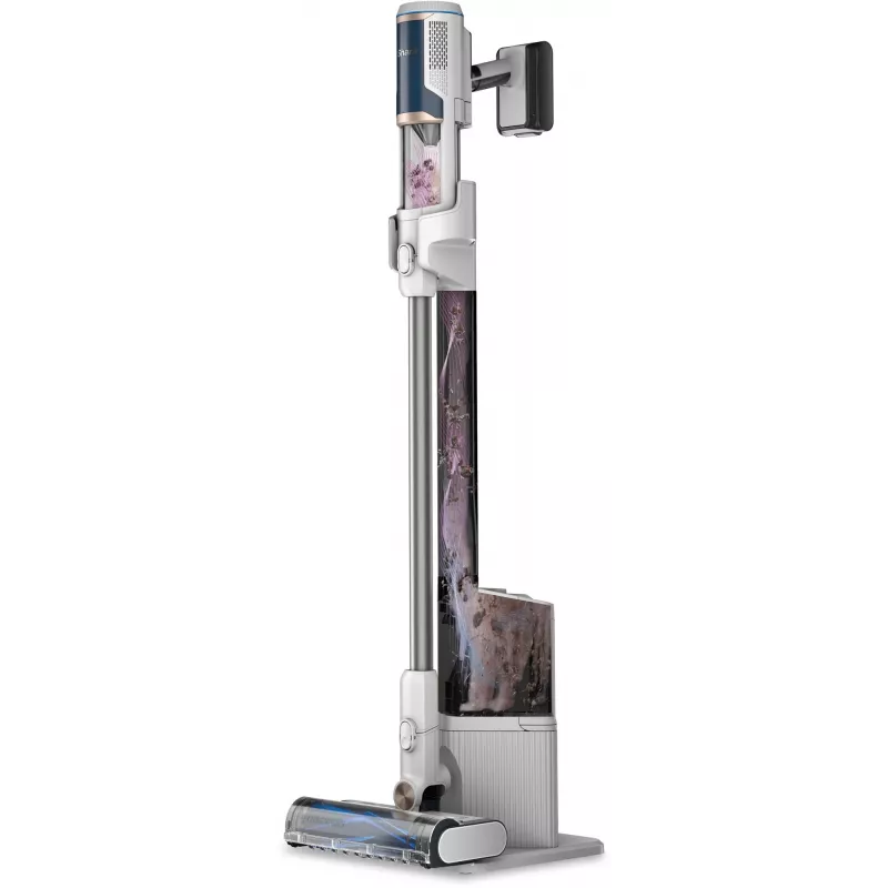 Sharkclean BU3521EU Stabstauger/Elektrobesen 2-in-1 Stabstauger Akku Trocken Beutellos 21,6 W Blau, Weiß