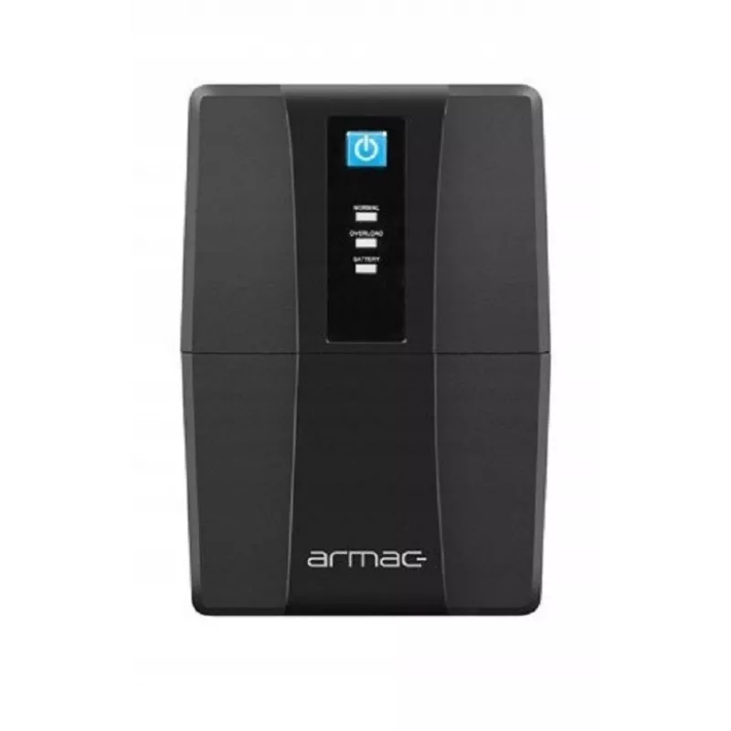 UPS ARMAC HL/850E/LED/V2 — Line-Interactive 0,85 kVA, 480 W, 12V 7Ah Batterie, 2× Type-E-Steckdosen, AVR, 40 dB