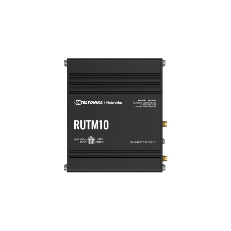 Teltonika RUTM10 Wireless Router Gigabit Ethernet Dual-Band (2,4 GHz / 5 GHz) Schwarz
