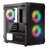 Computer-Gehäuse Logic Concept Portos Mini ARGB Micro ATX Schwarz