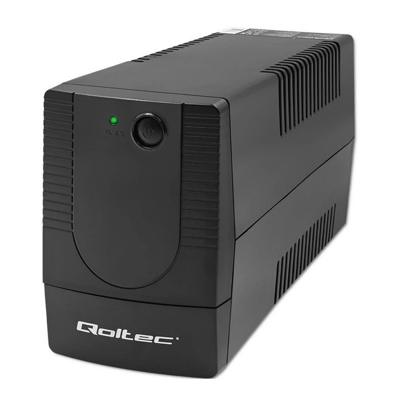 Qoltec 53772 USV (unterbrechungsfreie Stromversorgung) Line-Interactive 0,65 kVA 360 W 1 AC-Ausgang