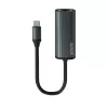 SAVIO Adapter USB-C 3.1 Gen.1 (M) auf RJ-45 Gigabit Ethernet (F), 1000 Mbps, AK-56, grau