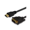 Savio CL-139 Kabel E Adapter Video 1,8 M DVI-A HDMI Typ A (Standard) Schwarz