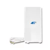 Rundstrahlantenne QOLTEC 57013, 0,6–2,7 GHz, 30 dBi, vertikale Polarisation, 50 Ω, weißes ABS-Gehäuse