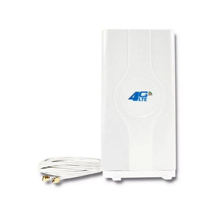 Rundstrahlantenne QOLTEC 57013, 0,6–2,7 GHz, 30 dBi, vertikale Polarisation, 50 Ω, weißes ABS-Gehäuse