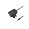 Mobiles Ladegerät QOLTEC 51024 – Universelles AC-Indoor-Ladegerät, 65 W PD, 20 V/3,25 A, 1,2 m Kabel, Schwarz