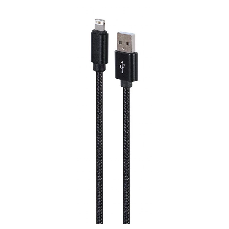 Lightning auf USB-A Kabel GEMBIRD CCDB-MUSB2B-AMLM-6 — 1,8 m, USB 2.0, 2,1 A, schwarz