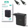 Wandladegerät Aukey PA-B7O, 3×USB, GaN-Technologie