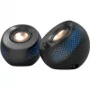 CREATIVE Pebble X 2.0 USB-C Computerlautsprecher mit einstellbarer RGB-Beleuchtung, Bluetooth 5.3, USB-Audio, bis zu 15 W RMS-Leistung für PC und Mac