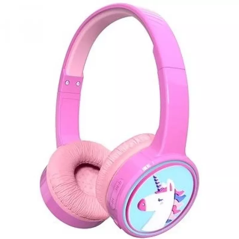 Denver BTH-106P Kopfhörer/Headset kabelgebunden & kabellos Kopfbügel Anrufe/Musik Bluetooth Pink