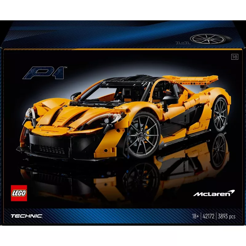 LEGO Technic 42172 McLaren P1 Modellauto-Set für Erwachsene