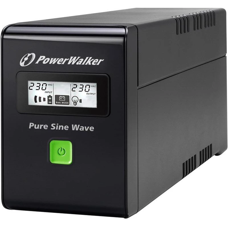 PowerWalker VI 800 SW FR USV unterbrechungsfreie Stromversorgung Line-Interactive 0,8 kVA 480 W 2 AC-Ausgänge