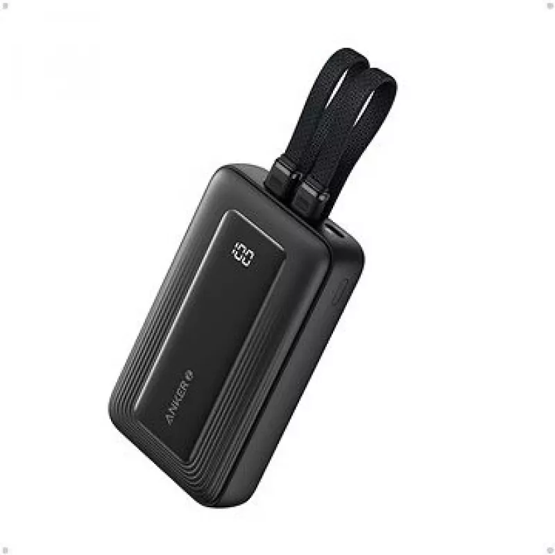Tragbarer Ladegerät Anker Lithium-Ionen 10000 mAh Schwarz