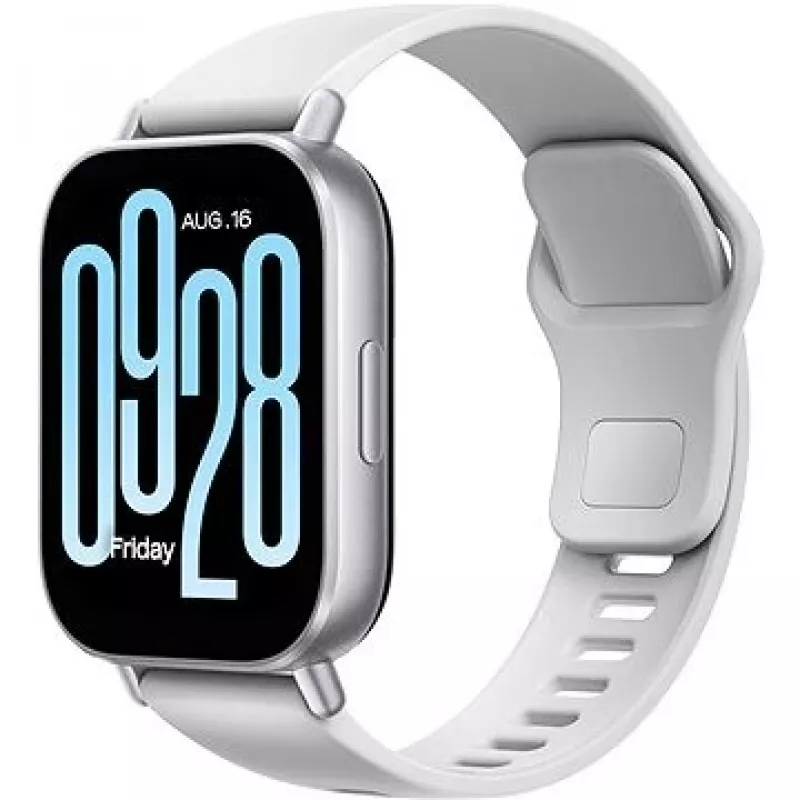 Smartwatch Xiaomi Redmi Watch 5 Active — 2 Zoll (5,08 cm) LCD, 320×385, 470 mAh, silber, TPU-Armband, 42,2 g