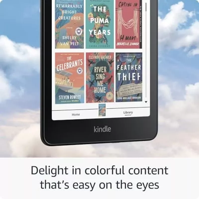 E-Book-Reader Amazon Kindle Colorsoft Signature Edition 7 Zoll 32 GB Wi‑Fi kabelloses Laden, IPX8 wasserdicht, Schwarz