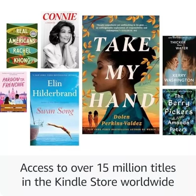 E-Book-Reader Amazon Kindle Colorsoft Signature Edition 7 Zoll 32 GB Wi‑Fi kabelloses Laden, IPX8 wasserdicht, Schwarz