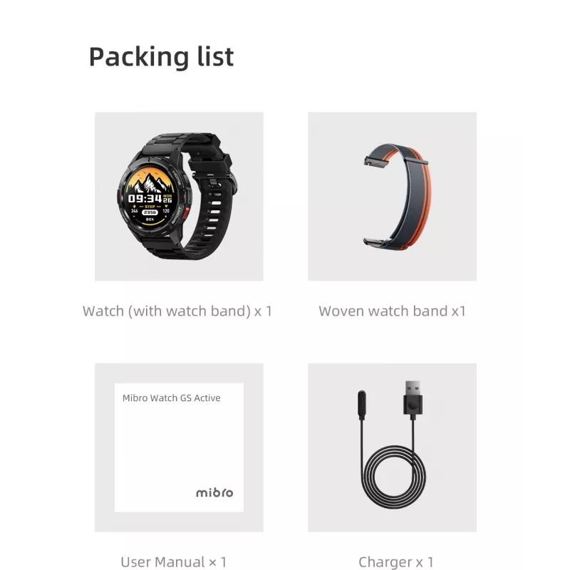Smartwatch MiBro GS Active Roségold MIBAC_GS-Active/GD